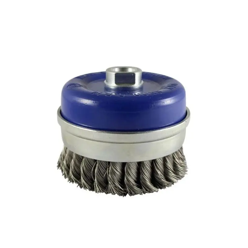 TIMCO Angle Grinder Cup Brush Twisted Knot Stainless Steel - 100mm