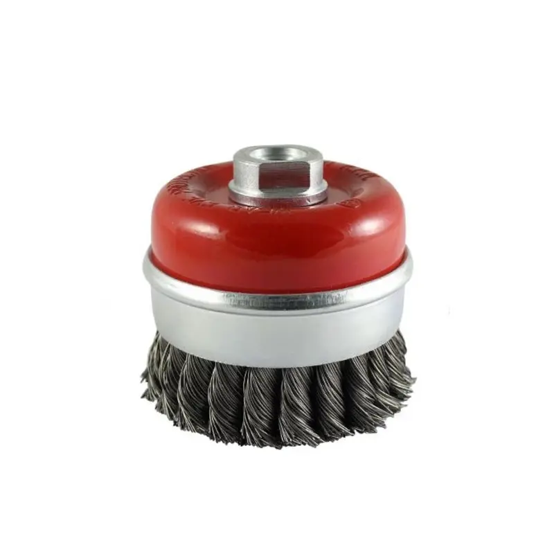 TIMCO Angle Grinder Cup Brush Twisted Knot Steel Wire - 100mm