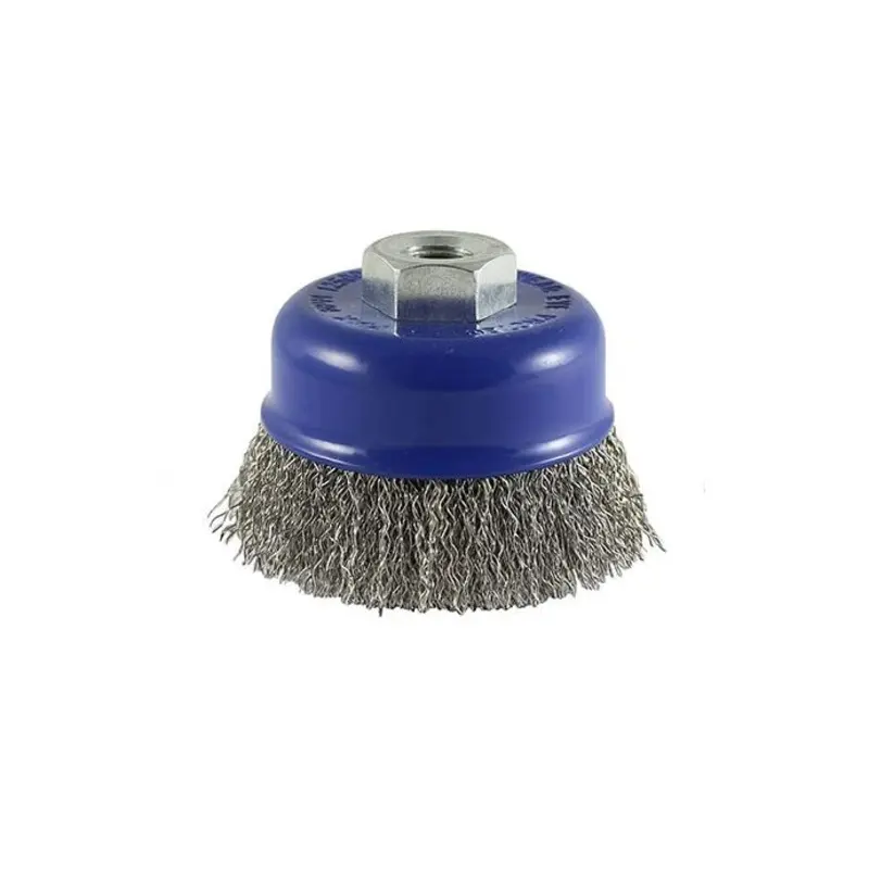 TIMCO Angle Grinder Cup Brush Crimped Stainless Steel - 100mm