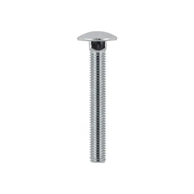 TIMCO Carriage Bolts DIN603 A2 Stainless Steel - M8 x 80 - Pack of 5 Pieces