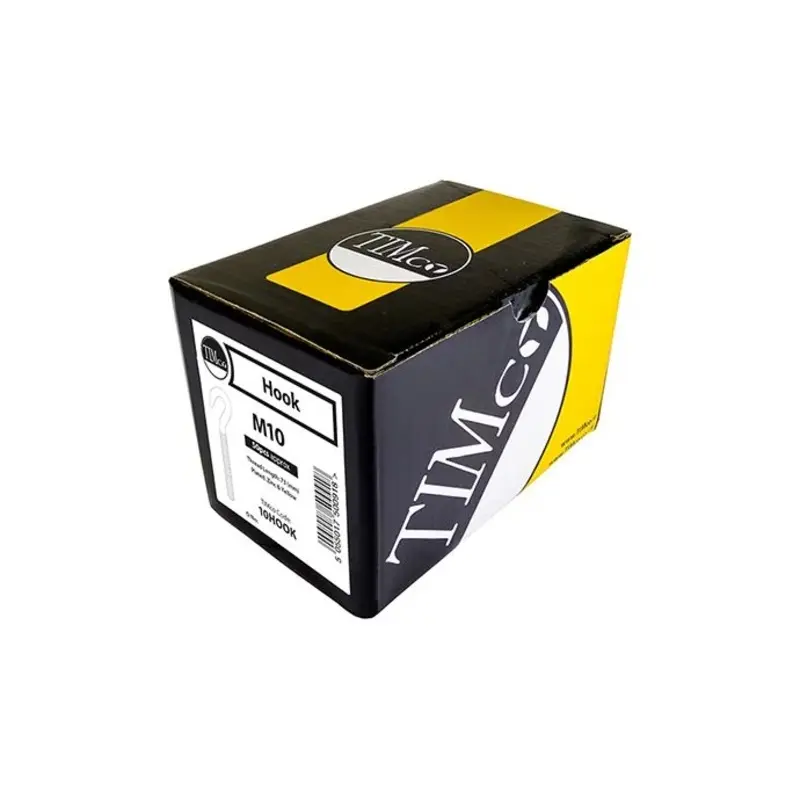 TIMCO Forged Hooks Gold - M8 - Pack of 50 Pieces