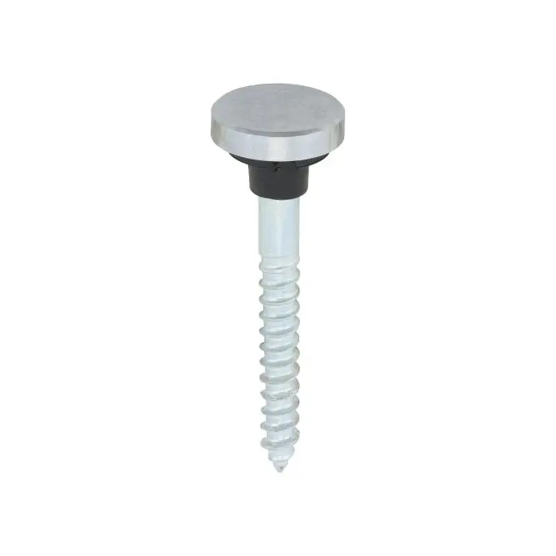 TIMCO Mirror Screws Flat Head Chrome - 8 x 1 1/2 - Pack of 8 Pieces