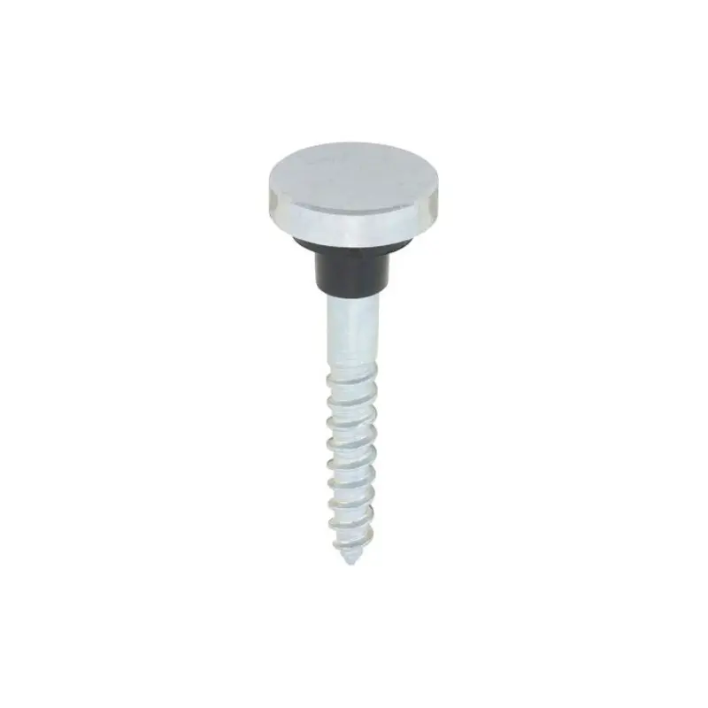 TIMCO Mirror Screws Flat Head Chrome - 8 x 1 1/4 - Pack of 10 Pieces