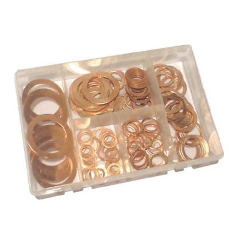 Select Washer Kit 1/8in To 1in 120 Piece Bsp Copper Sealing