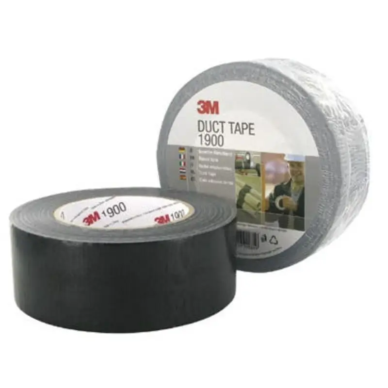 3M 50mm x 50m Black Duct Tape 1900