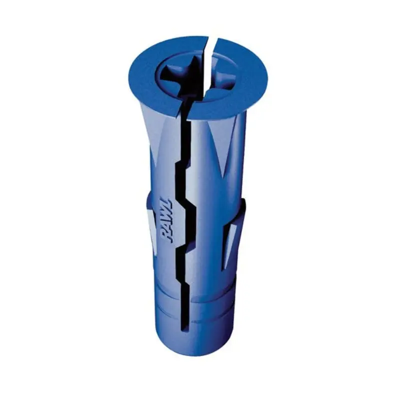 Rawl Uno Wall Plugs Blue 8mm Bag of 1000