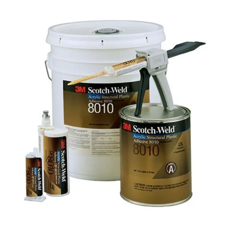3M 45ml Scotch-Weld Low Odour Acrylic Adhesive DP8010 Blue