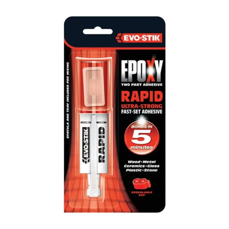 Bostik 25ml Rapid Set Syringe Evo-Stik