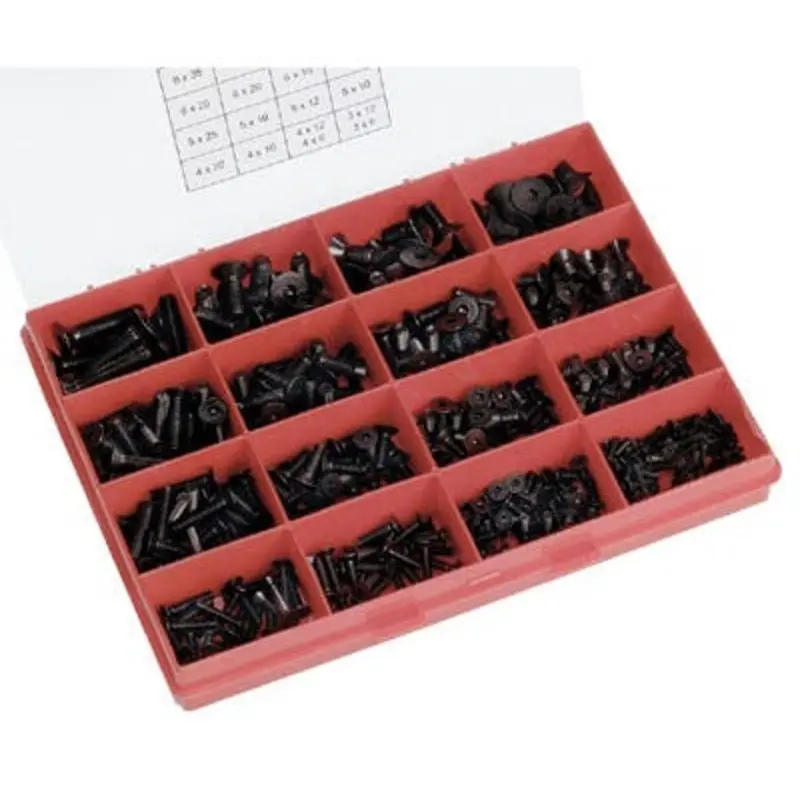 Select Socket Screw Kit M3 To M8 400 Piece Zinc Plated Countersunk Head