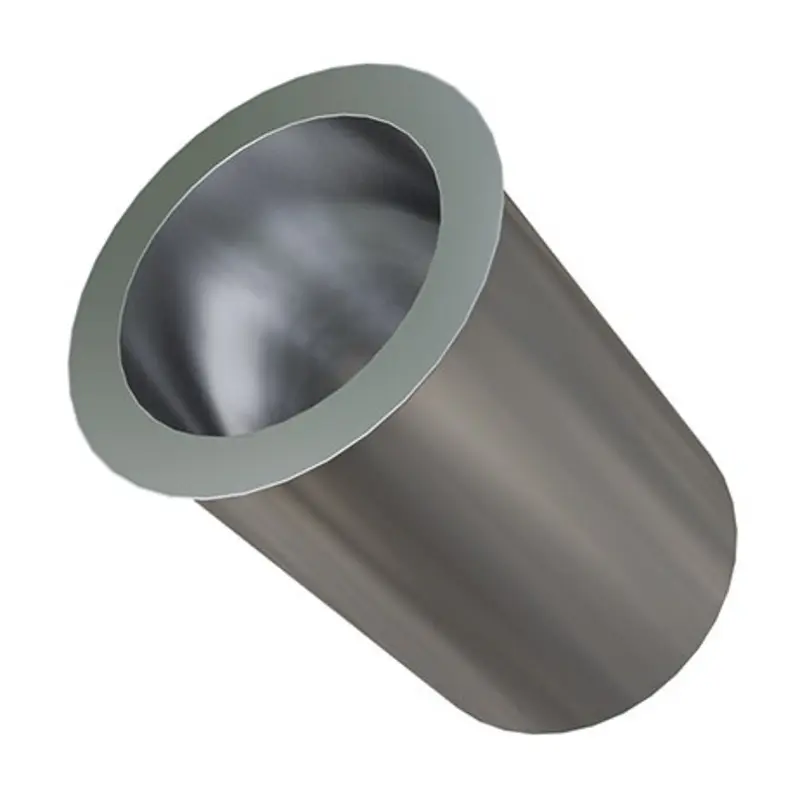 TR Fastenings M8 10.6 Hole Blind Rivet Nut Red Head Plain 1.0-3.5 - Pack of 100