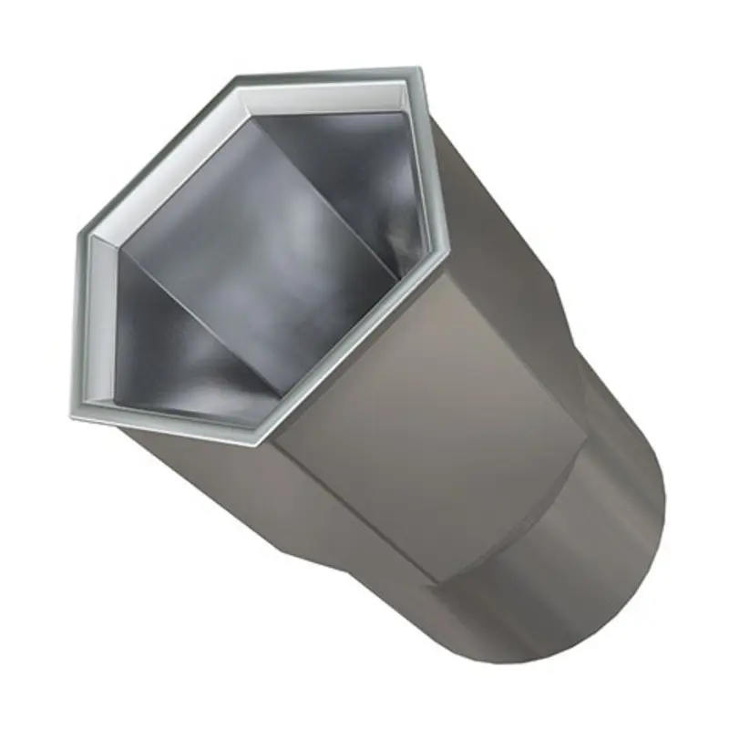 TR Fastenings M8 11 Hole Blind Rivet Nut Red Head Half Hex 1.0-3.5 - Pack of 100