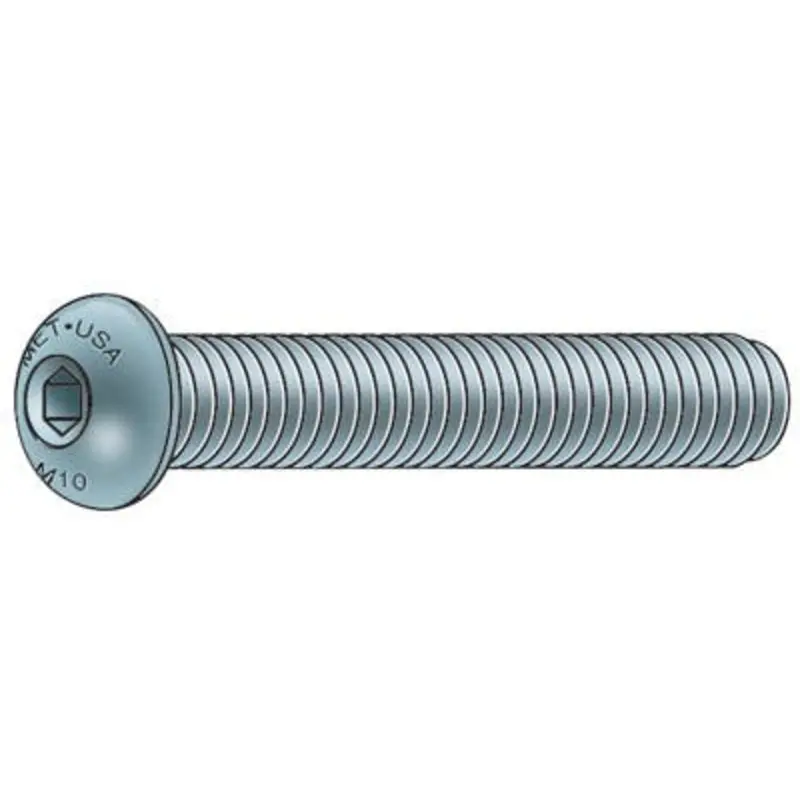 Select M8-1.25 x 12 Metric Black Button Head Cap Screw