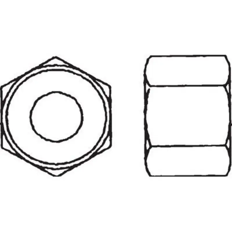 Select M8X1.25 A2 18-8 Stainless Steel Hex Nut
