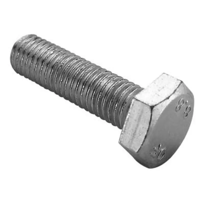 Select M8 x 35 High Tensile Setscrew Din 933 Zinc Plated - Pack of 50