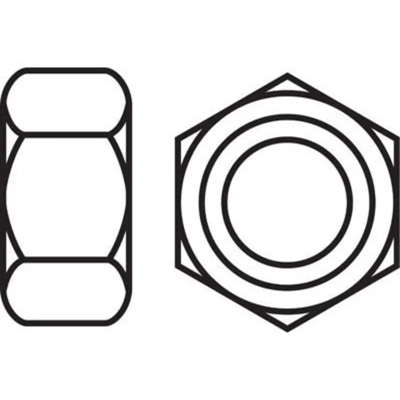 Select M8 A2 18-8 Stainless Steel Metric Hex Nut