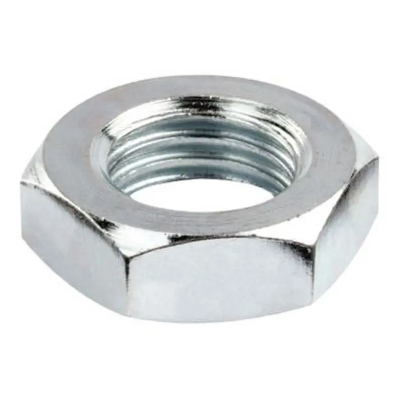 Select M8 Hex Lock Nut Gr4 Din 439 Zinc Plated - Pack of 100