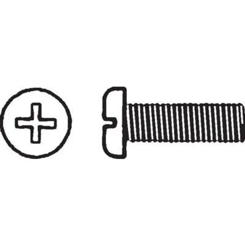 Select M6 x 35 A2 18-8 Stainless Steel Phillips Pan Head Screw