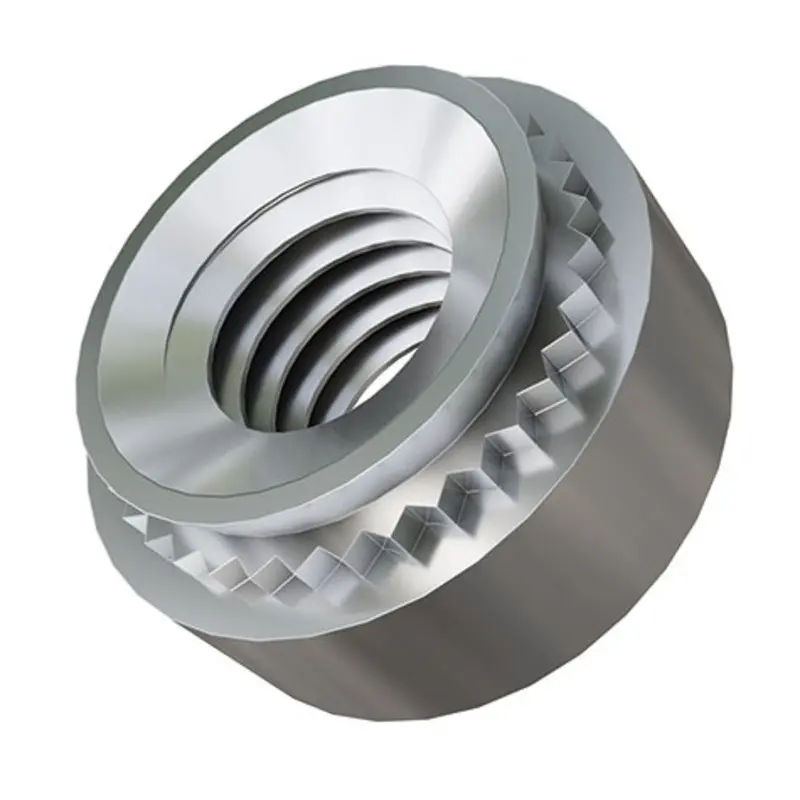 TR Fastenings M6 Hank Clinch Nut -0 A2 Stainless Steel Self Finish - Pack of 100