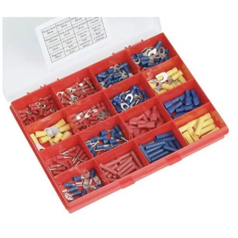 Select Crimp Terminal Kit 16 Types Red-Blue-Yellow 300 Piece