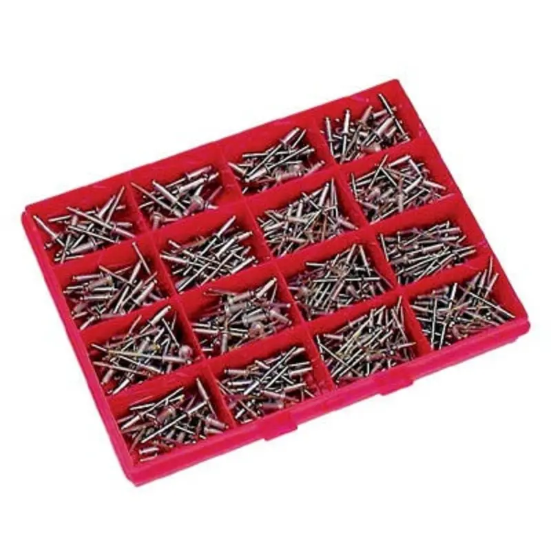 Select Dome Kit 3.2 To 4.8 400 Piece Blind Rivet Aluminium