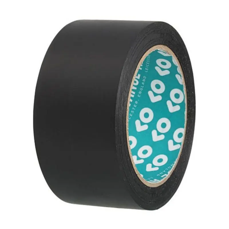 Select 50mm x 3m Black PVC Low Tack Protect Tape AT44