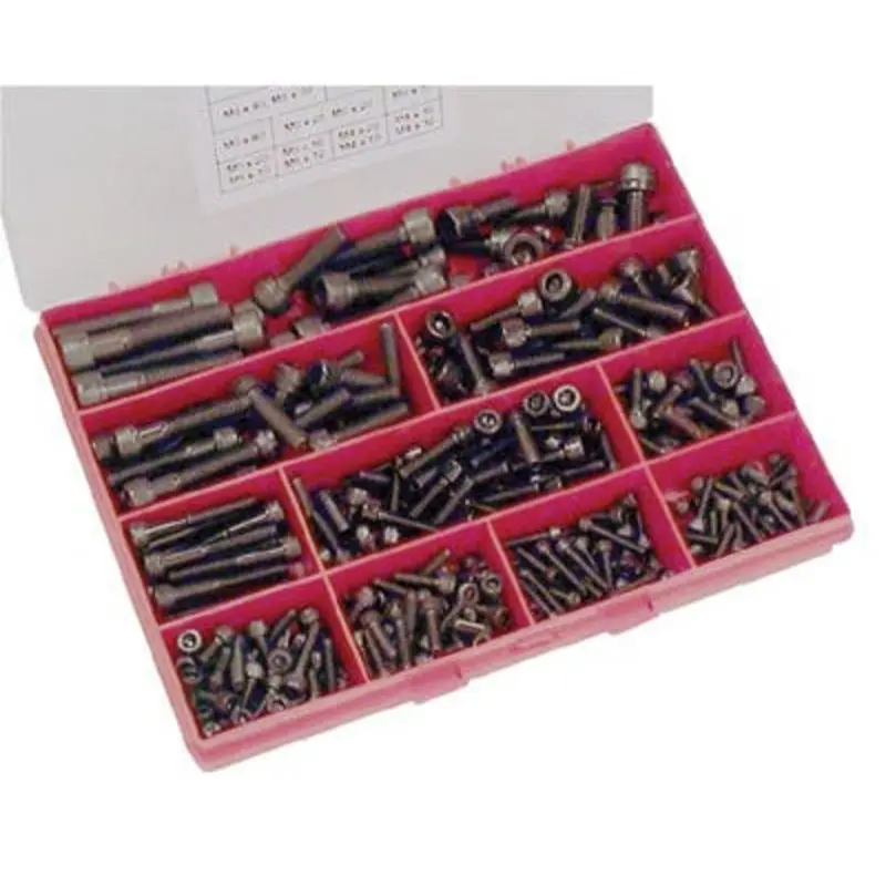 Select A2 Stainless M4 To M10 300 Piece Socket Caphead Sscrew Kit