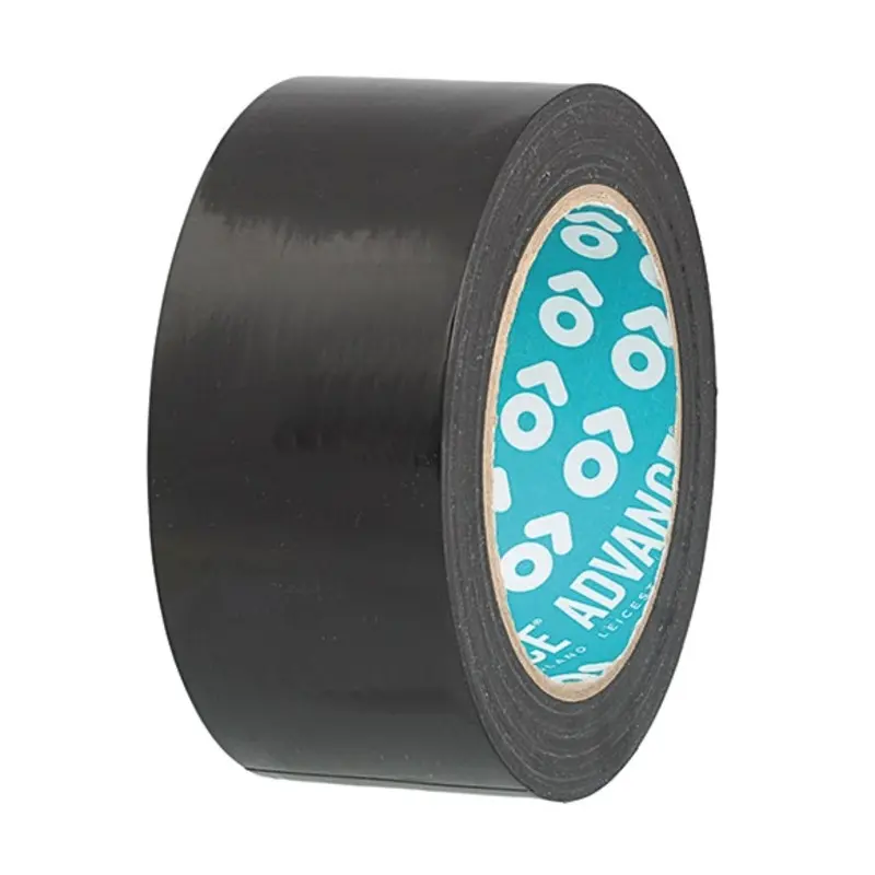 Advance Tapes 50mm x 30m Black Polythene Tape AT30