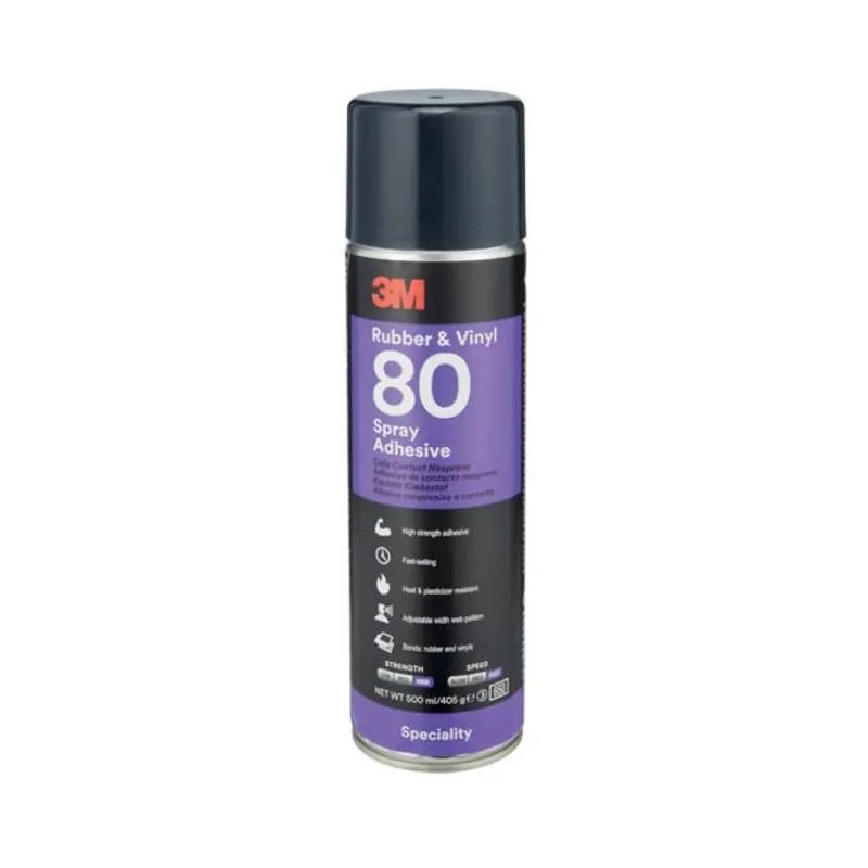 3M 500ml Spray 80 Rubber And Vinyl Adhesive Yellow