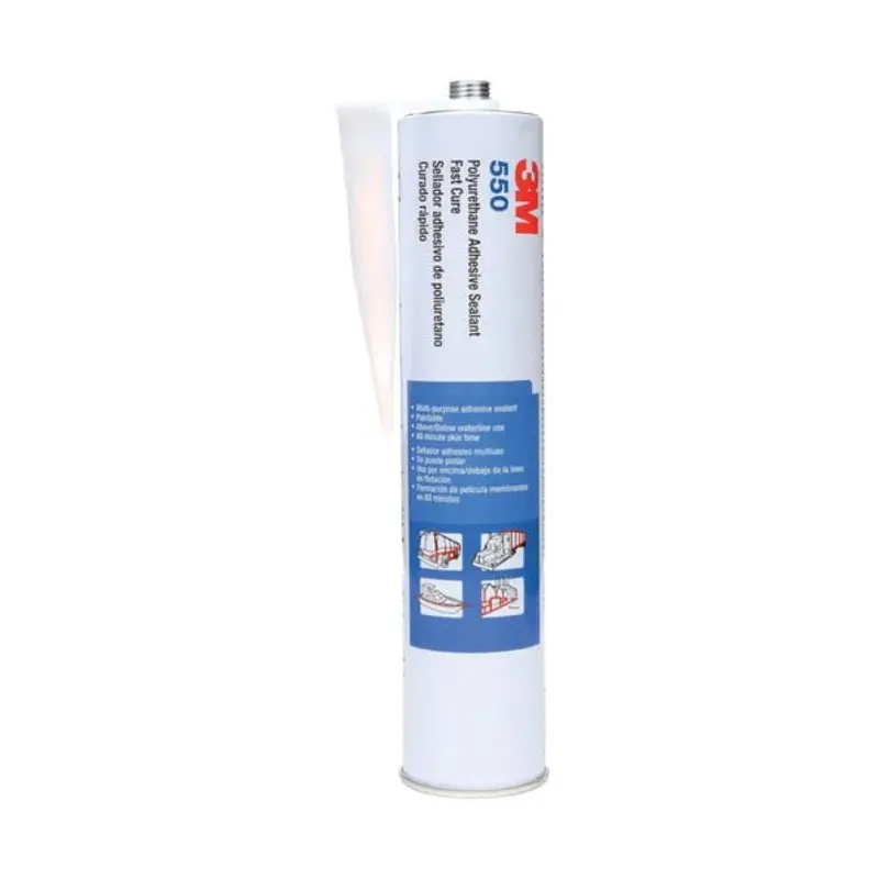 3M 310ml 550 White PU Adhesive Sealant Fast Cure