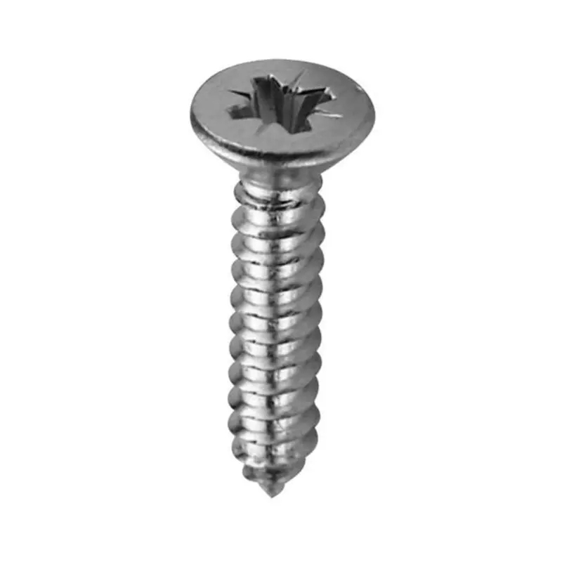 Select 10 x 1 Self Tapping Screw Countersunk Head Pozidriv - Pack of 100