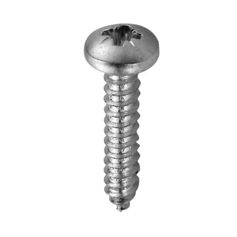 Select 10 x 1 Self Tapping Screw Pan Head Pozidriv - Pack of 100