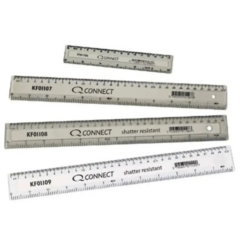Q-Connect 30cm/12 inch Rulers  | MSC Industrial Supply Co.