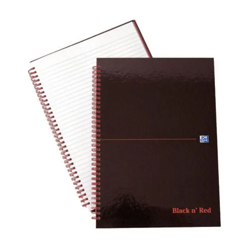 Black n' Red Wirebound Hardback A4 Notebooks  | MSC Industrial Supply Co.