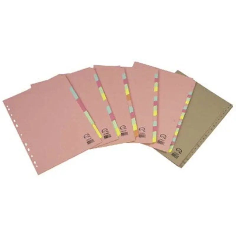 Q-Connect A4 Subject Divider Multi-Punched 10-Part