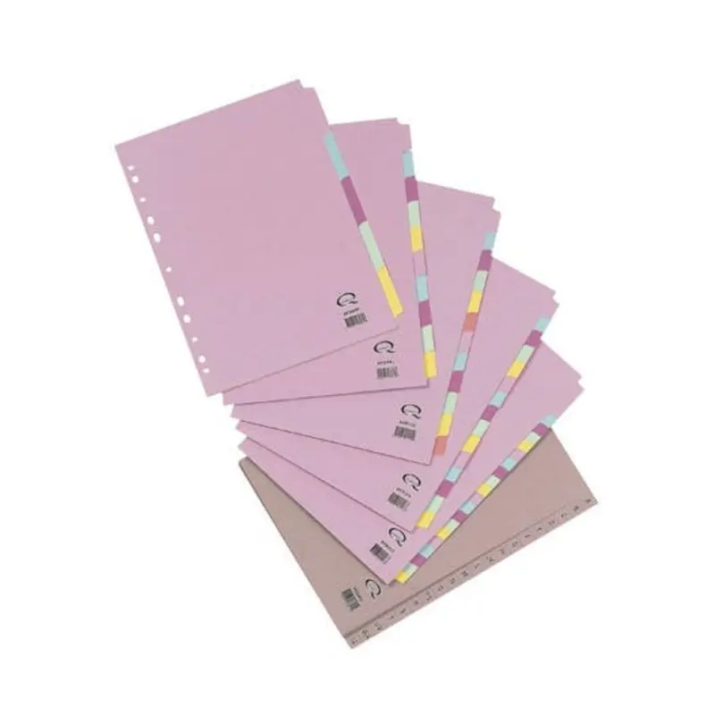 Q-Connect A4 Subject Divider Multi-Punched 5-Part