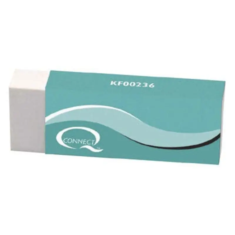 Q-Connect White PVC Eraser - Pack of 20