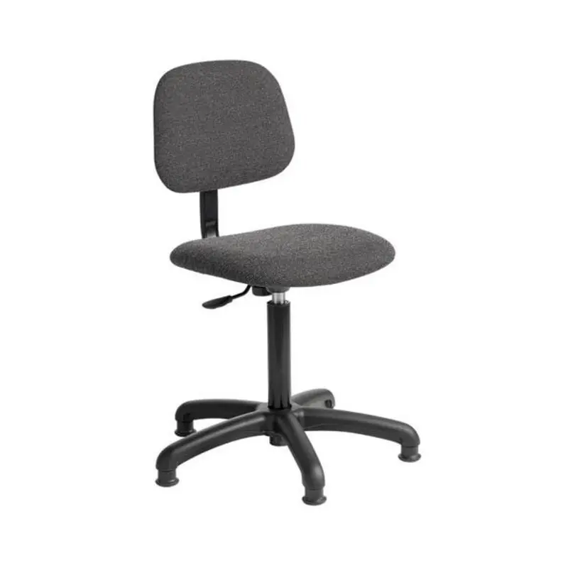 Select Vinyl Black Industrial Chair With Castors