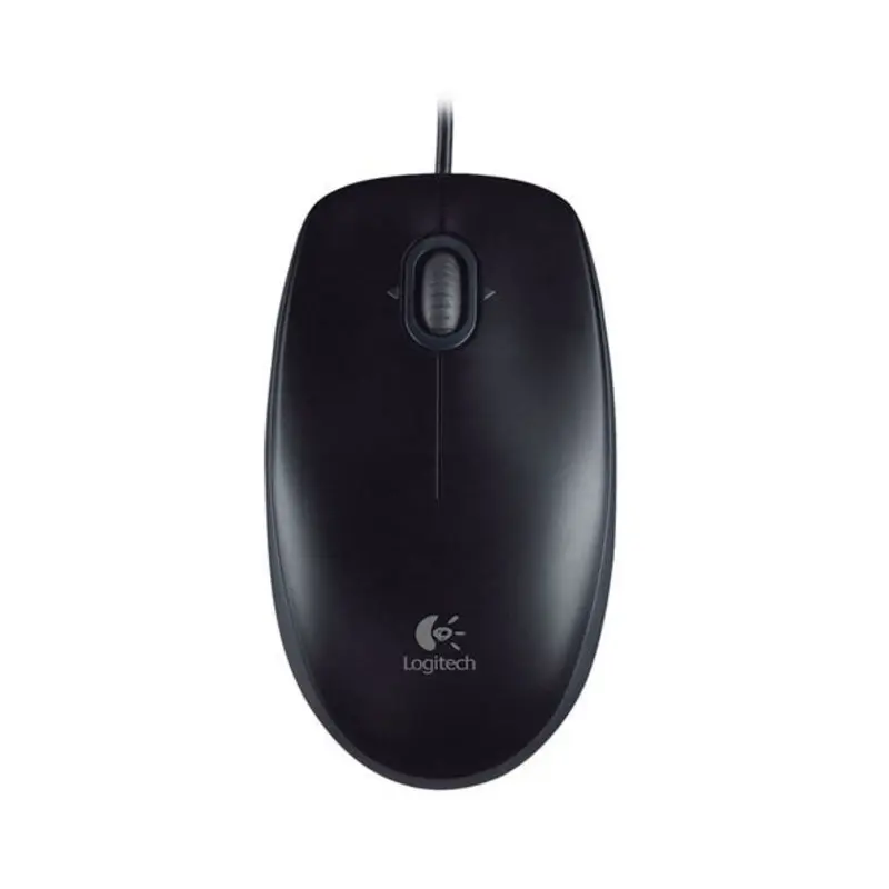 Logitech B100 Optical Mouse USB Black