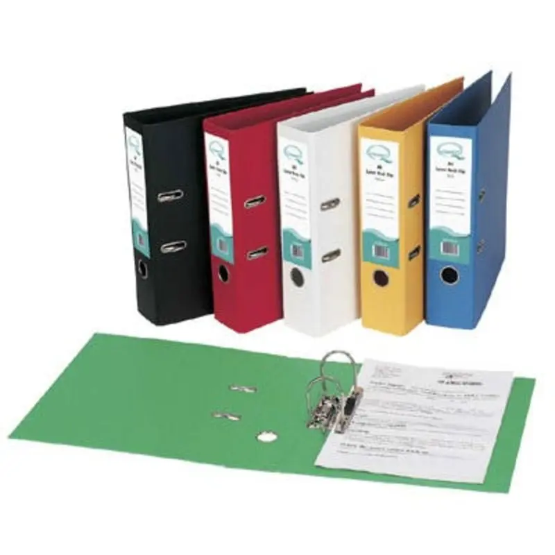 Q-Connect A4 Black Lever Arch File Polypropylene Box of 10