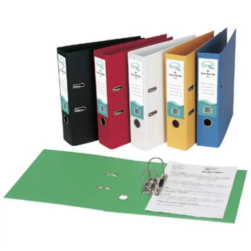 Q-Connect A4 Red Lever Arch File Polypropylene Box of 10