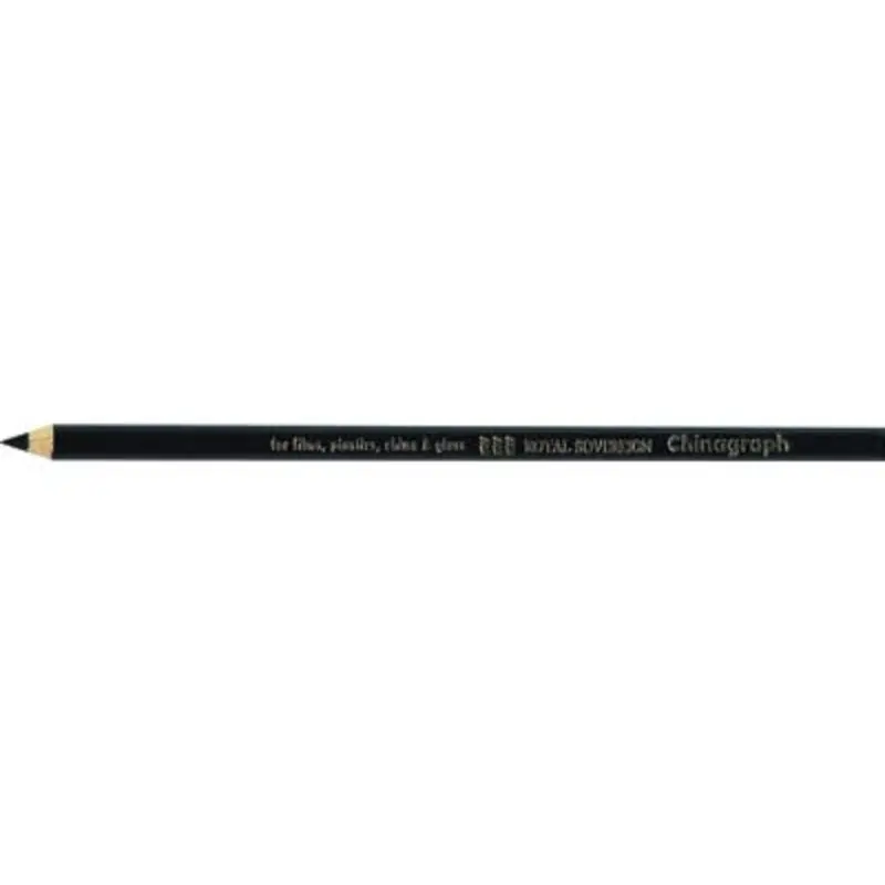 Royal Sovereign Black Chinagraph Marking Pencil - Pack of 12