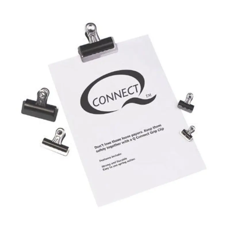 Q-Connect 70mm Grip Clip - Pack of 10