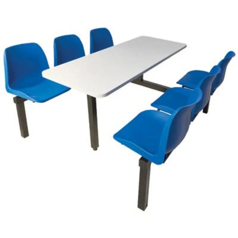 QMP 725 x 1690 x 1580 6 Seat Double Entry Canteen Furniture