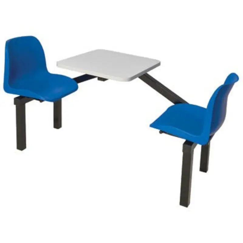 QMP 725 x 1690 x 530 2 Seat Single Entry Canteen Furniture