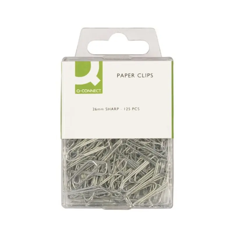 Q-Connect 32mm Plain Paperclip - Pack of 1000