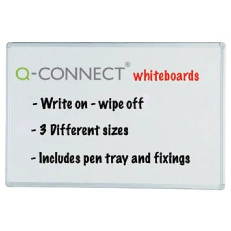 Q-Connect 1200 x 900mm Non Magnetic Whiteboard