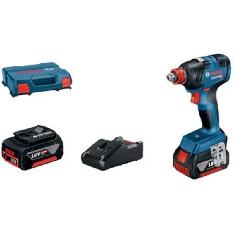Bosch GDX18V-200 2 X 5Ah GAL18V-40 L-Case 18V Impact Driver
