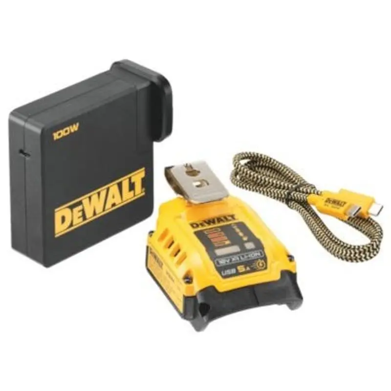 DeWalt 18V XR 5A USB Power Delivery Charging Kit