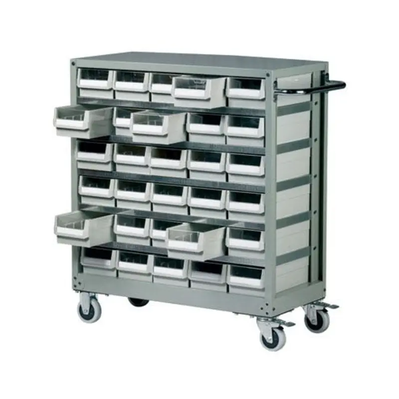 Barton Storage Small Parts Trolley With 30 Drawers
