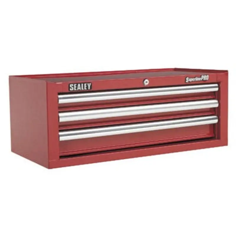 Sealey Add-On Chest 3 Drawer Ball Bearing Runners -Red